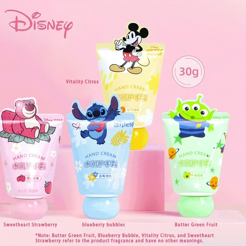 

Anime Miniso DISNEY Hand Cream Refreshing Non Greasy Smooth Skin Remove Roughness Hydrating Hand Skin Care Kawaii Christmas Gift