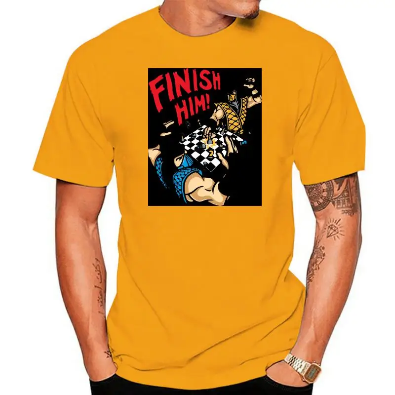 T-Shirt Mortal Kombat Finish Him Chess Scorpion Sub-Zeroadult And Kids Tee Top Fashion Style Men Tee100 % Cotton Classic Tee