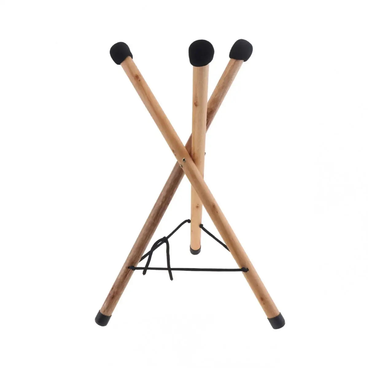 Tongue Hand Drum Stand Support Wood Floor Triangle Bracket Hang Handpan Universal Folding Portable For drums above 10 inches Drum Stand