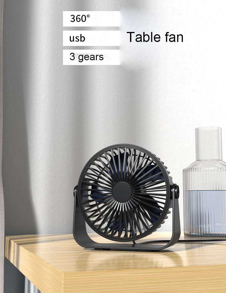 XIUREI Ventilateur de cou portable rechargeable 5000 mAh, alimenté par