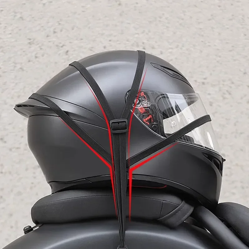 Accesorios Motorista Correa Portacascos Para Moto Negra - Main Image