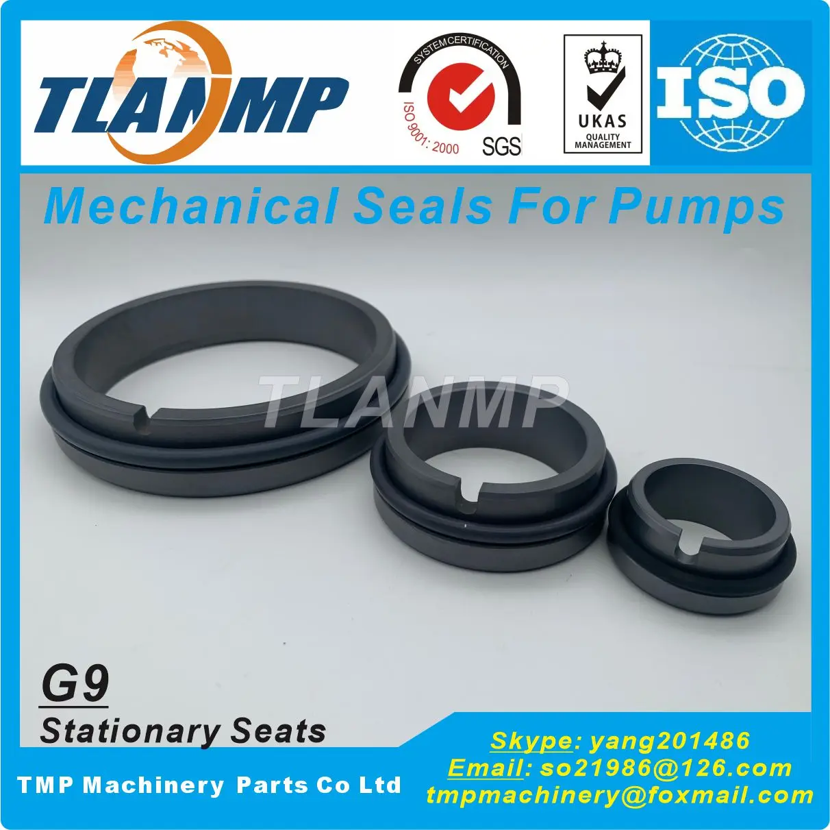 G9-60/65/70/75/80/85/90mm , G9 Stationary Seats for TLANMP Mechanical Seals