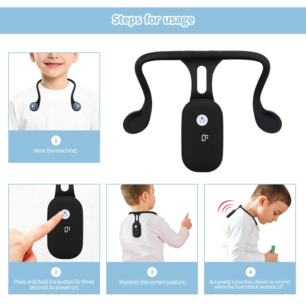 Invisible Smart Posture Corrector Device Posture Training Realtime Scientific Ba