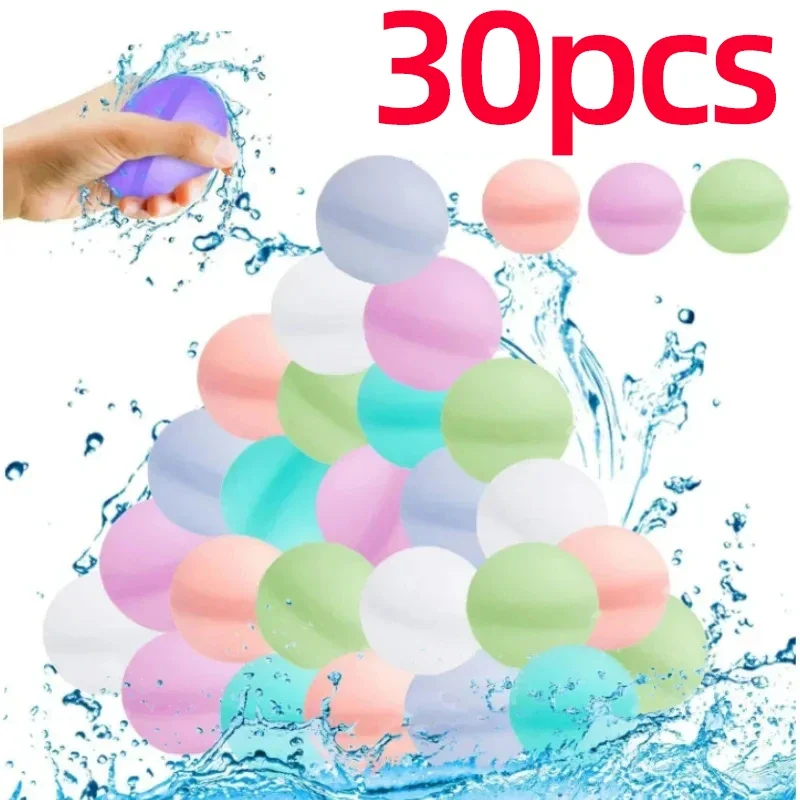 Reusable Water Balloons Toys Quick Fill Self Sealing Water Bomb for Summer Games Children Adults Outdoor Activities Toy Gifts