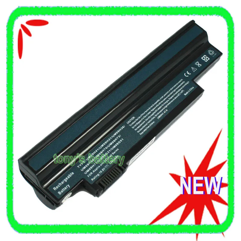 Células da Bateria do Portátil para Acer Emachines 350 Em350 Nav50 Nav51 Aspire One 532h 533 Ao532 Ao533 Um09h31 Um09h41 Um09h56 Um09g75 as