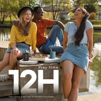 TRIBIT StormBox Mini Bluetooth Speaker, 12W 360° Sound With XBass, LEDs, 12 Hours playtimes, IPX7 Waterproof, For Hiking/Outdoor - Image 3