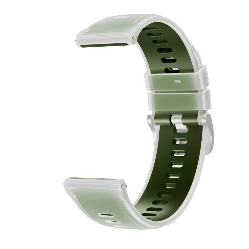 Translucent Silicone Watch Band - 22mm Strap