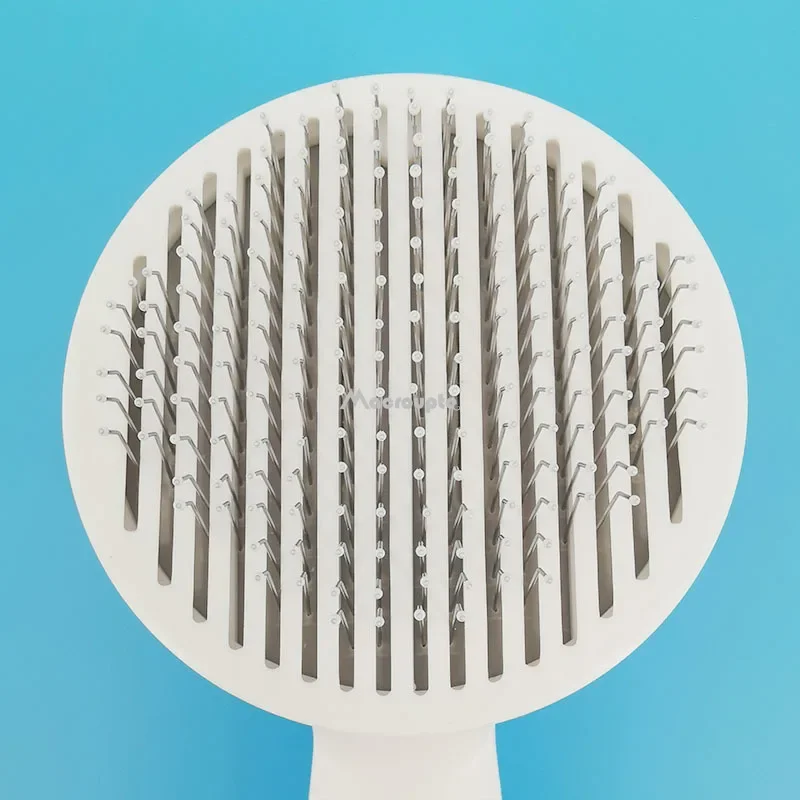 Self Cleaning Slicker Brush for Dog and Cat Removes Undercoat Tangled Hair Massages Particle Pet Comb Improves Circulation 4
