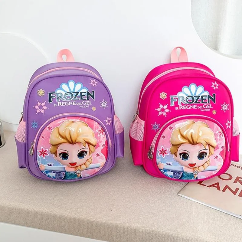 

Anime Disney Frozen Princess Series Cartoon Children Schoolbag Kindergarten 1-6 Years Old Girls Printed Bag Waterproof Backpack