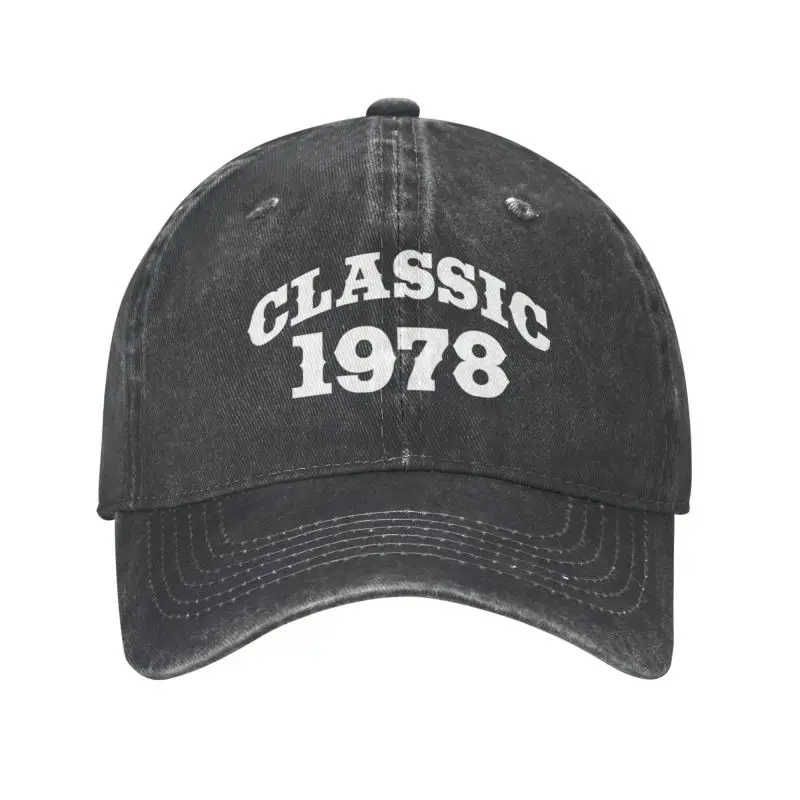 

Fashion Cotton Classic Born In 1978 Birthday Gifts Baseball Cap Men Women Breathable Dad Hat Sports