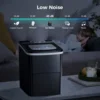 Ice Makers Countertop with Self-Cleaning, 26lbs/24hrs, 9 Cubes Ready in 6 Mins, Portable Ice Machine with 2 Sizes Bullet 4