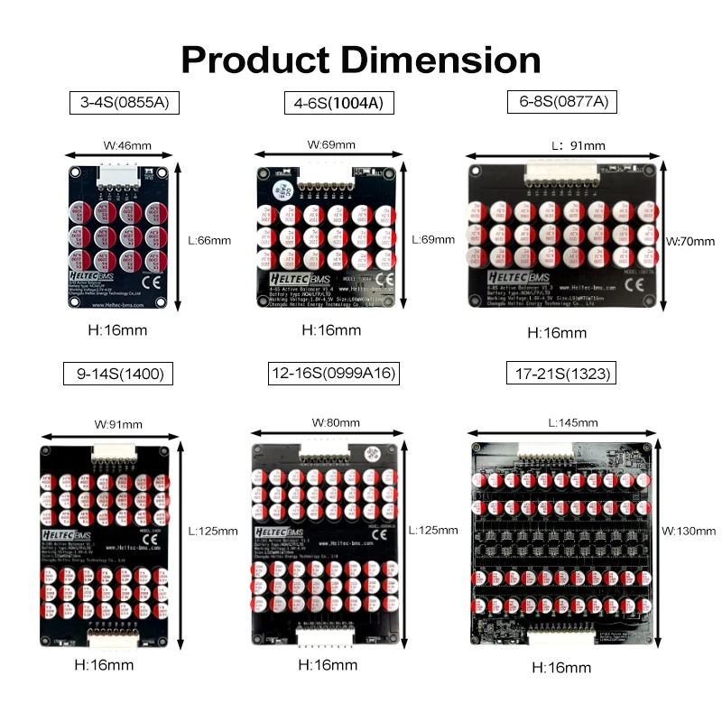 5A battery cell balance module 4s 3S 5S 6S 7S 8S 12S 13S 16S 20S 21S for Ternary