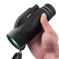 80x100 HD BAK4 Monocular 10000M Long Range Professional Telescope with Tripod Phone Clip for Outdoor Camping Hunting 2