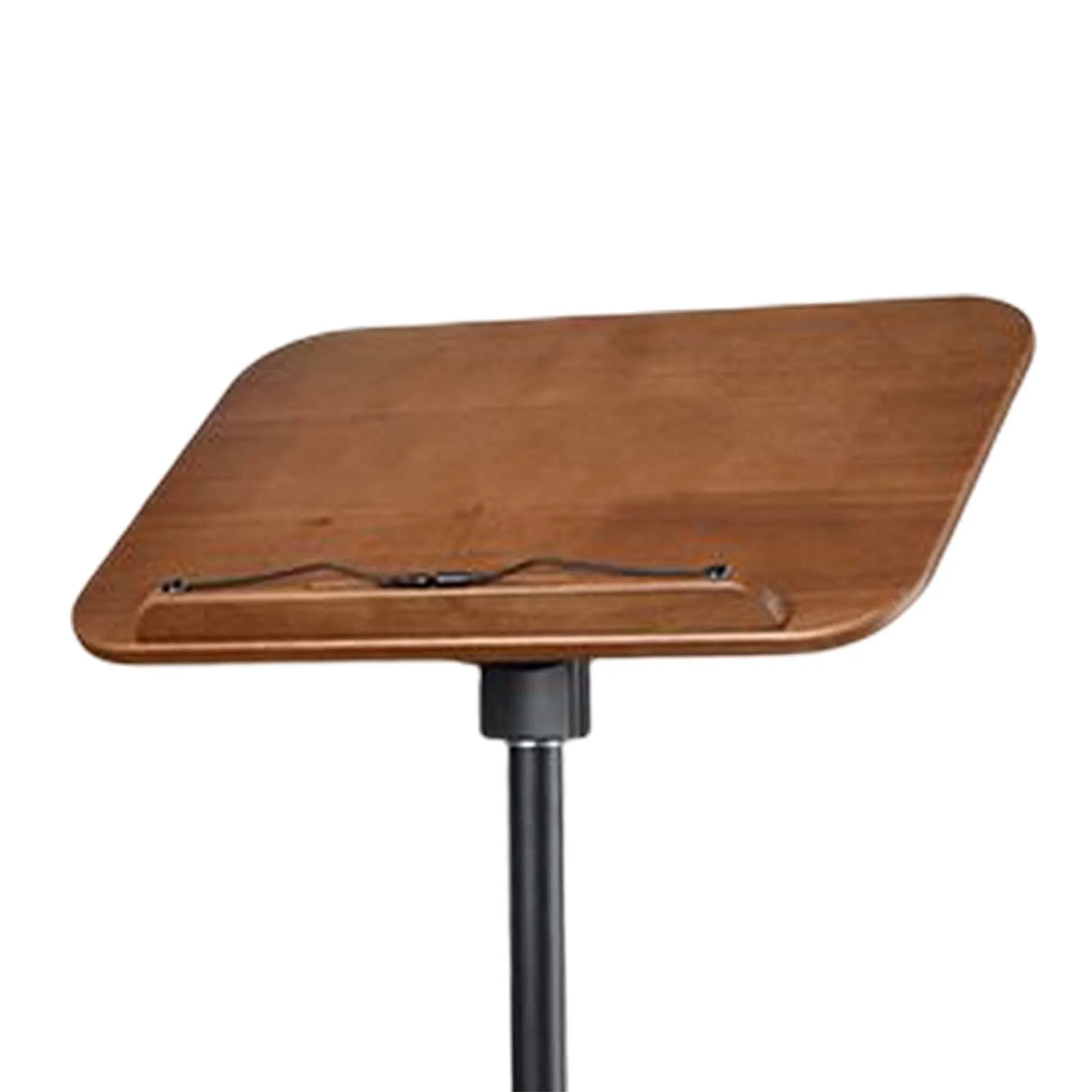 Metal Book Stand Holder - Adjustable Reading Stand For Cookbooks, Tablets, Textbooks & Sheet Music (Brown) - View #3