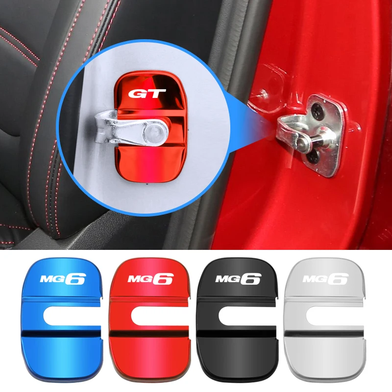 4Pcs Car Door Lock Cover Stainless Steel Accessories For MG HS 2022 ZST