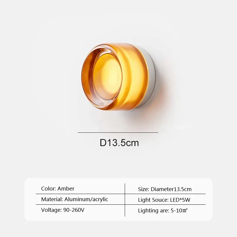LED-Wandlampen, Moderne Wandkandelaar Met 6 Inch Glazen Kap, E27-Basiswandlamp Voor Woonkamer, Slaapkamer, Hal, Badkamerverlichting,Gold 1