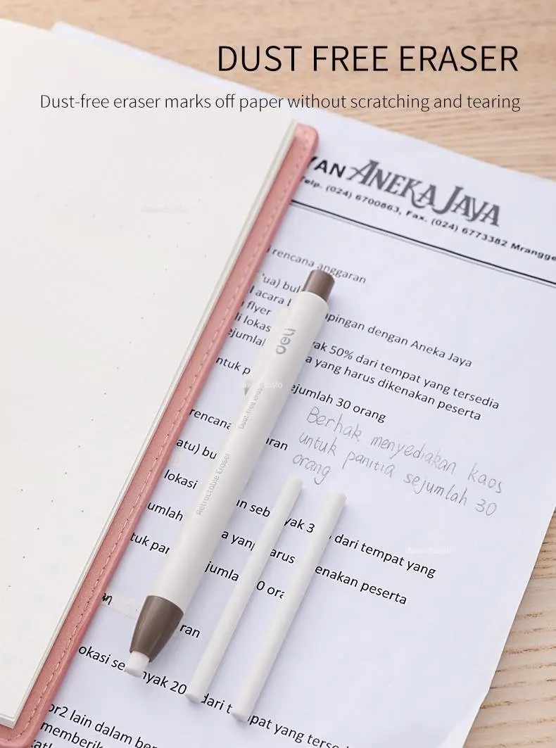 Press Retractable Pencil Eraser Correction Supplies 6 S5f8608344cb4471a9c42c8cd7ca052b4X