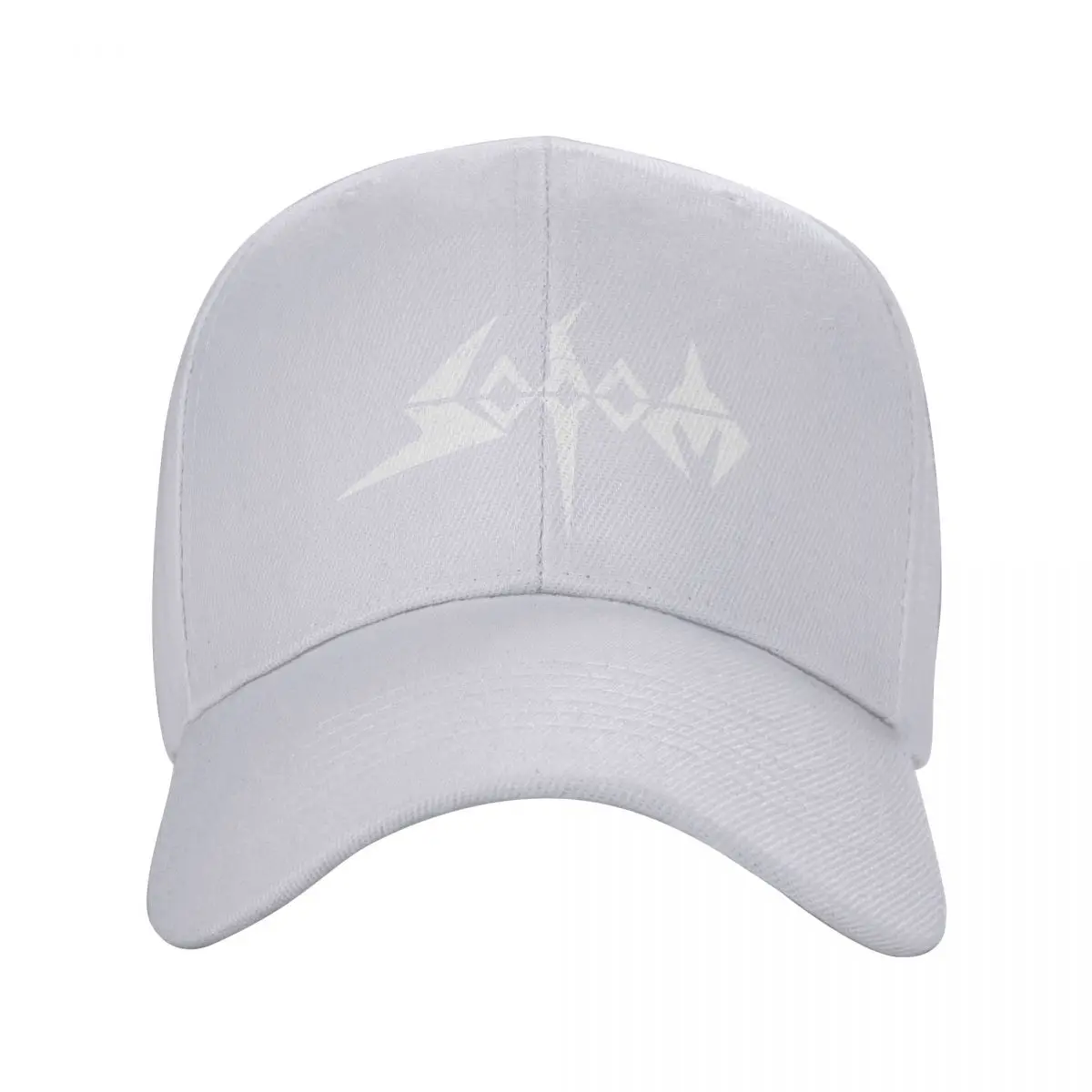 Gorras de béisbol con visera y logo de banda de colores puros para mujer, gorras de béisbol con visera Sodom