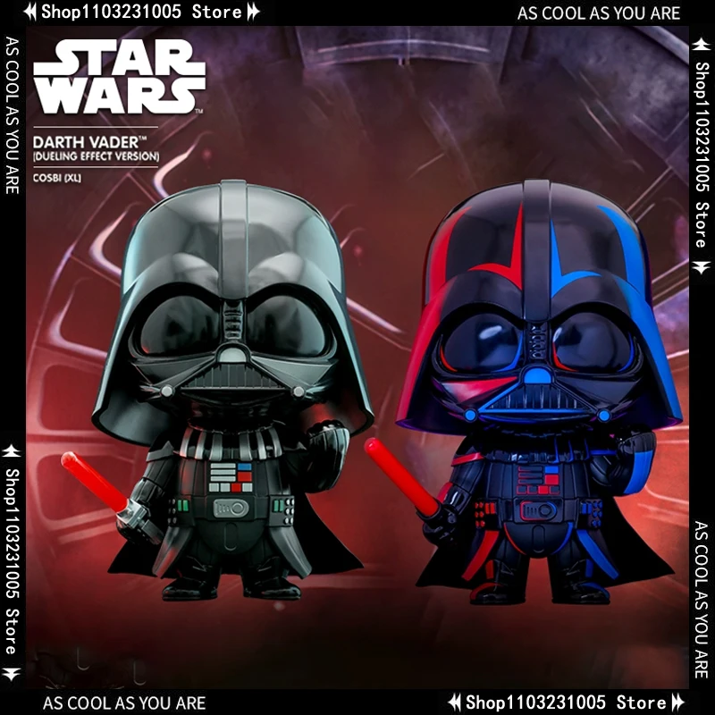 Hot Toys 35Cm Star Wars Darth Vader Darth Vader Duel Effect Edition Cosbi Doll Movie Character Model Art Q Edition