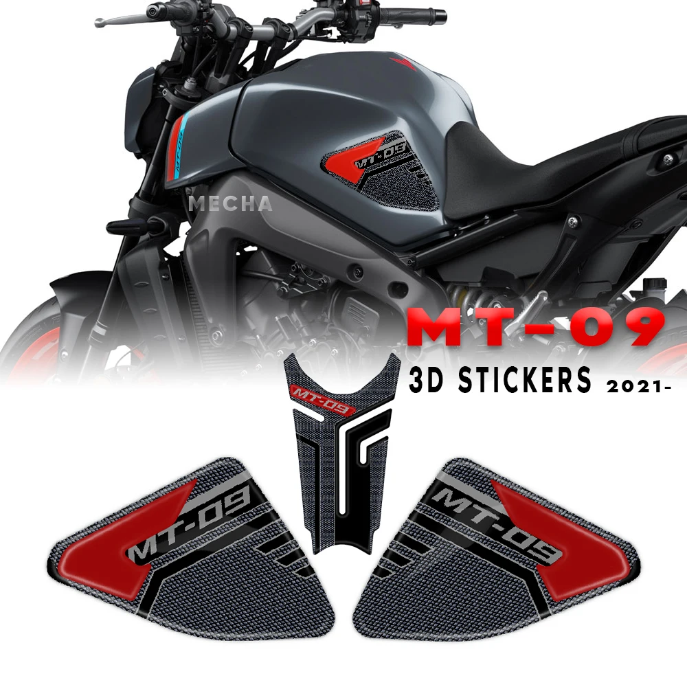 Motorcycle Tank Pad Stickers / Protectors For CFMOTO 675SR-R & 675SS (2024-2025) – Knee Grip Gas Tank Protection Kit
