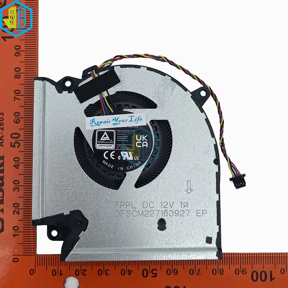 Rangale CPU + GPU 冷却ファン Asus ROG Strix G533Q G533Z ZW ZX ZS