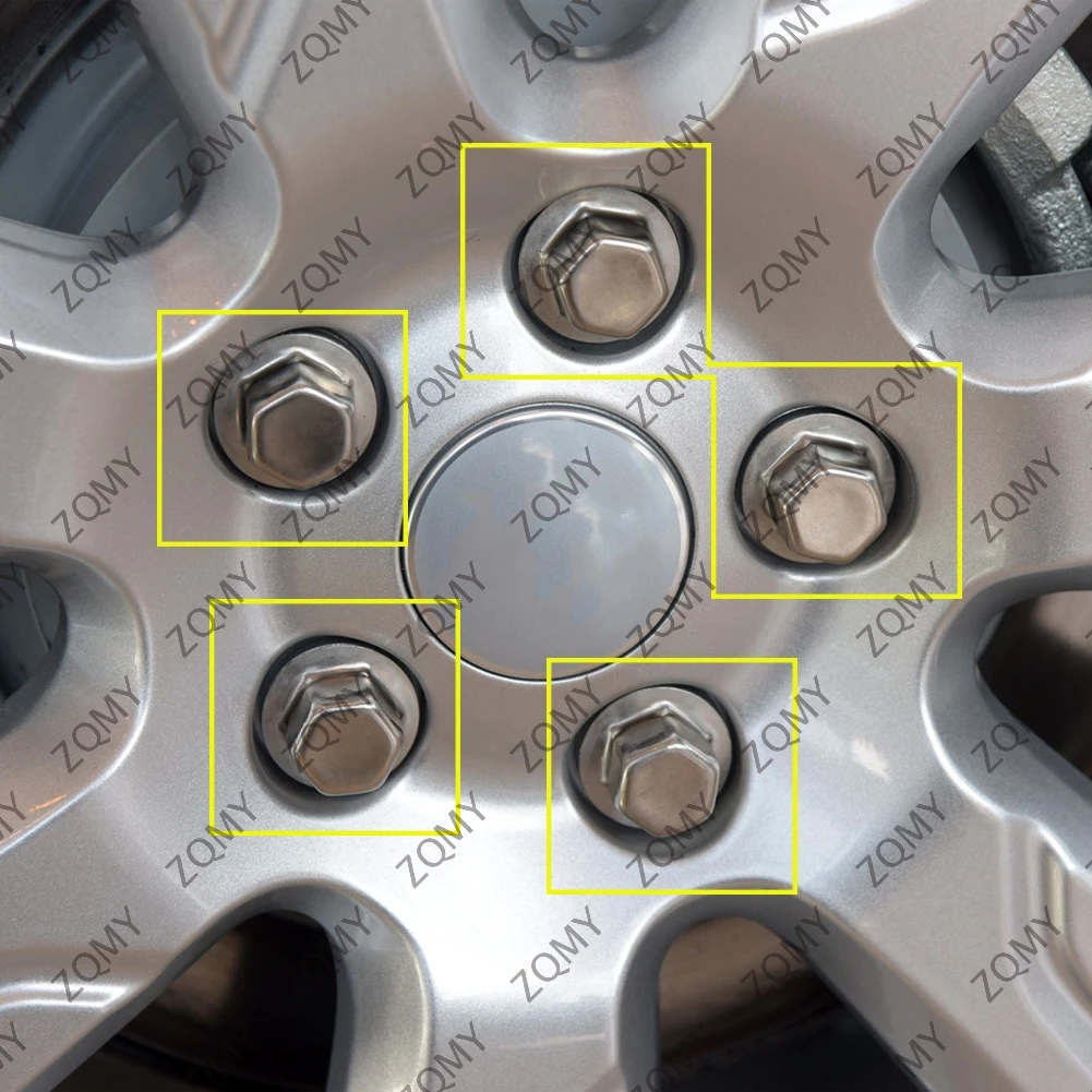 Duokon écrous De Roue Écrou De Roue En Acier Inoxydable De Voiture 20 Pièces Pour Land Rover