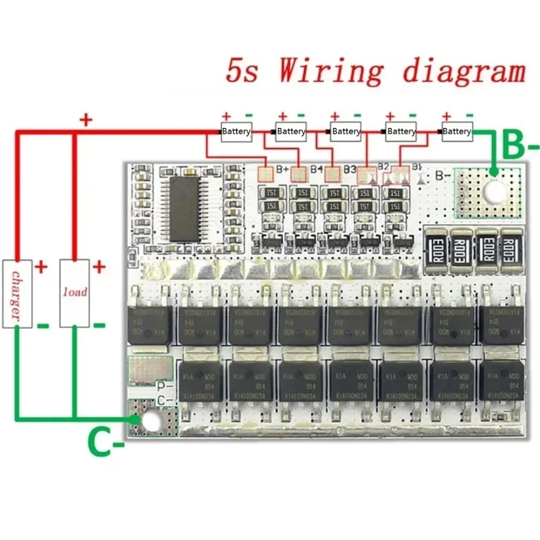 Advanced Lithium Battery Protection Circuit Board with Balance Charging Capability