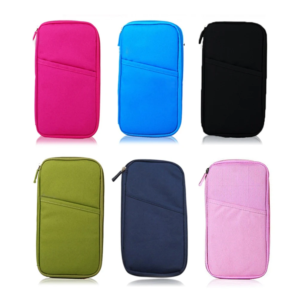 Portable Multifunctional Bag Travel Passport Ticket Wallet Handbag ID Credit Card Case Organizer Bag Business Passport Holder