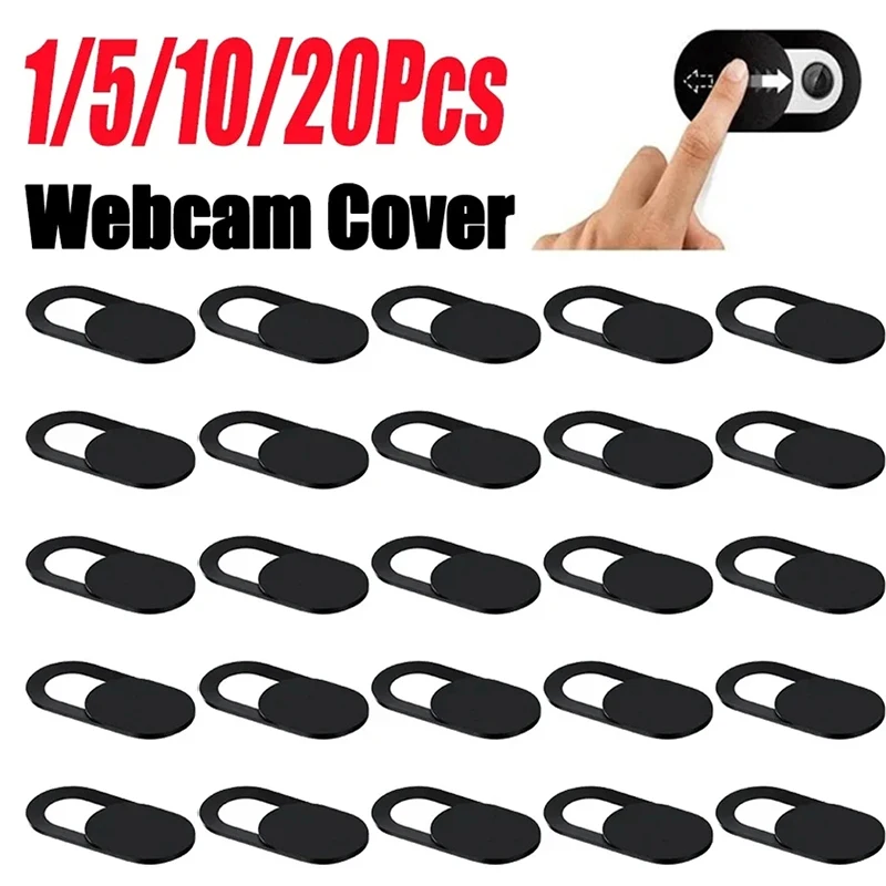 Privacy Protector Webcam Cover with Shutter Slider for Laptops and Mobile Devices