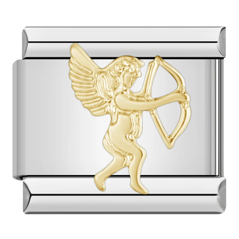 Stylysh Italian Charm Link - LIFE I LOVE MY LIFE Laser Engraved 9mm Stainless Steel - View #6