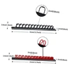 5Pcs Wrench Screwdriver Organizer Rail Rack Storage Holder Garage Workshops Hardware Tool Display Hanger Wall Mount Rack 6