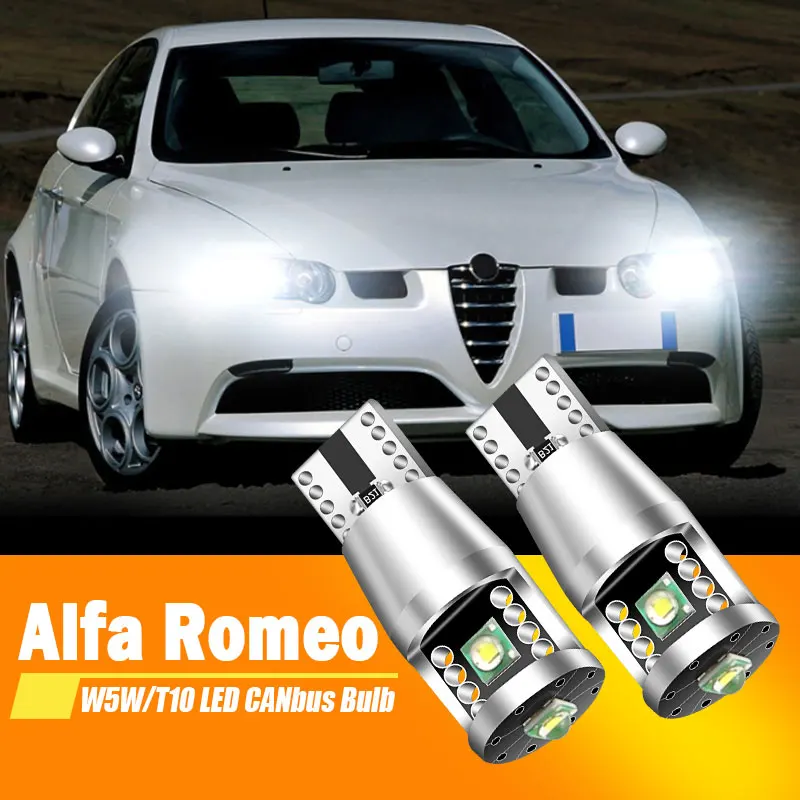 

Для Alfa Romeo 145 146 147 GTV Spider 159 Brera 2006-2010 Светодиодная лампа для CREE chip W5W T10 194 Canbus