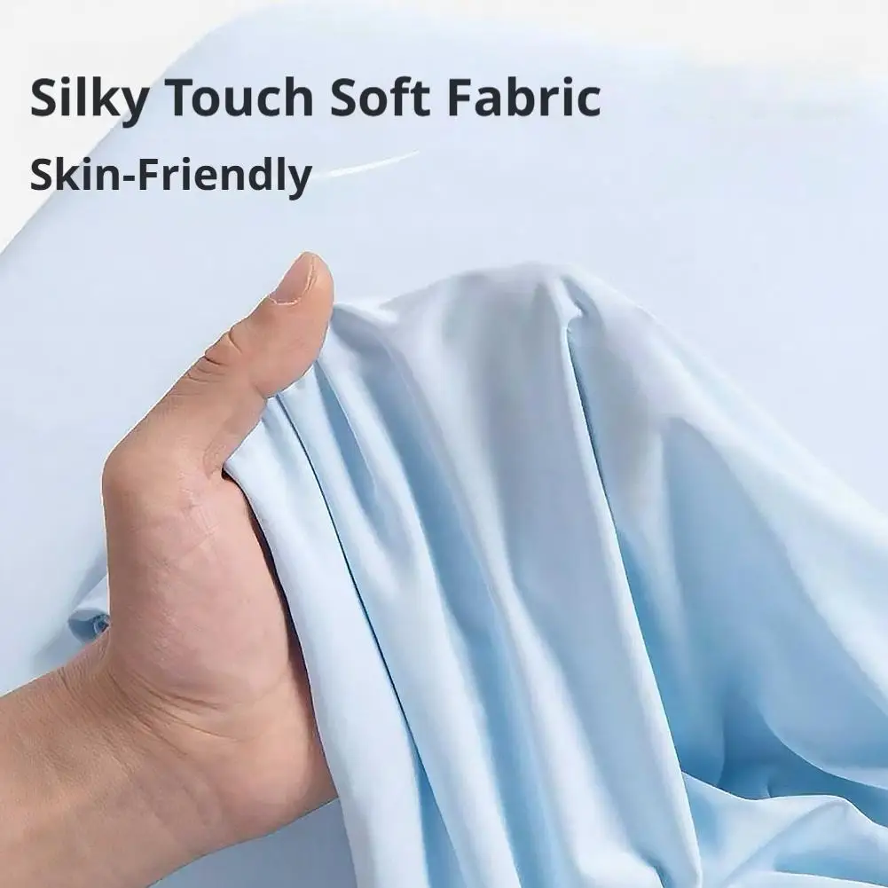 Silky Soft Cooling Pillowcase for Enhanced Comfort & Breathability