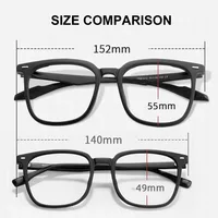 UVLAIK TR90 grand cadre de lunettes carrées femmes hommes mode surdimensionné lunettes myopes optique Prescription lunettes cadre 3