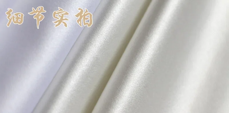 132 Colors Satin fabric silk cloth 150*100cm DIY for interlining home dress curtain wedding party decoration sewing background