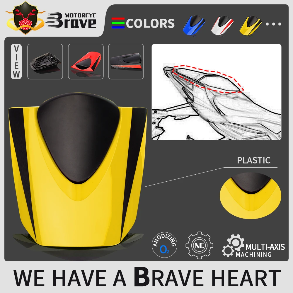 

Motorcycle Accessories For HONDA CBR600RR F5 2007-2012 CBR 600 RR Rear Seat Cover Tail Section Fairing Cowl Back Cover 600RR