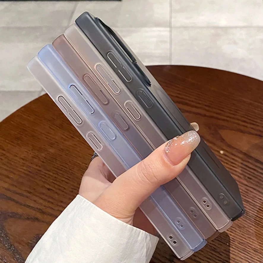 Luxury MagSafe Slim Matte Clear Magnetic Phone Case
