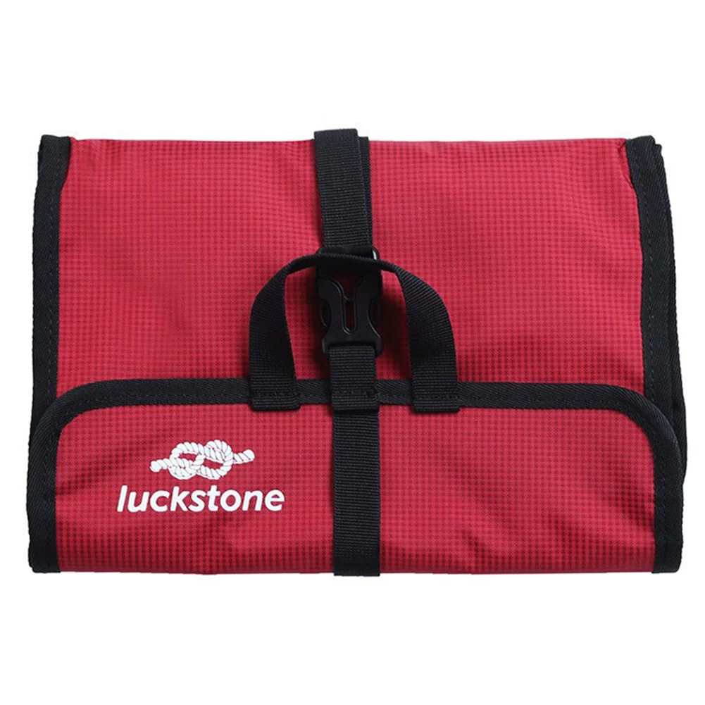 

Rock Climbing Storage Bag Gear Equipment Organized Storage Bag Carabiner Pocket For Climbing Outdoor Tools Folding Size 21x27cm