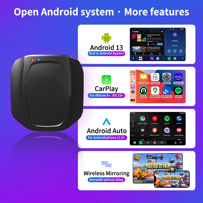 IHeylinkit CP-708  ī÷ , ȵ̵ ڵ ڵ Ʈ TV ڽ,  GPS, 64G, 128G  VW  ڵ ׼