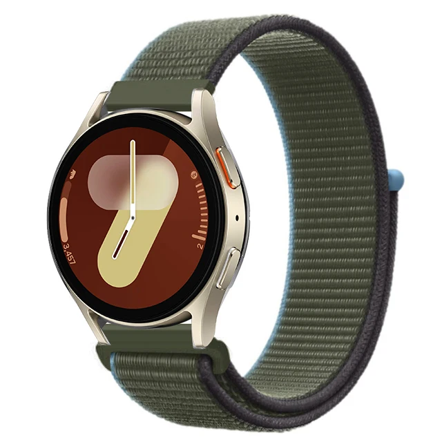 Versatile Nylon Loop Bracelet for Smartwatches - 22mm/20mm Band