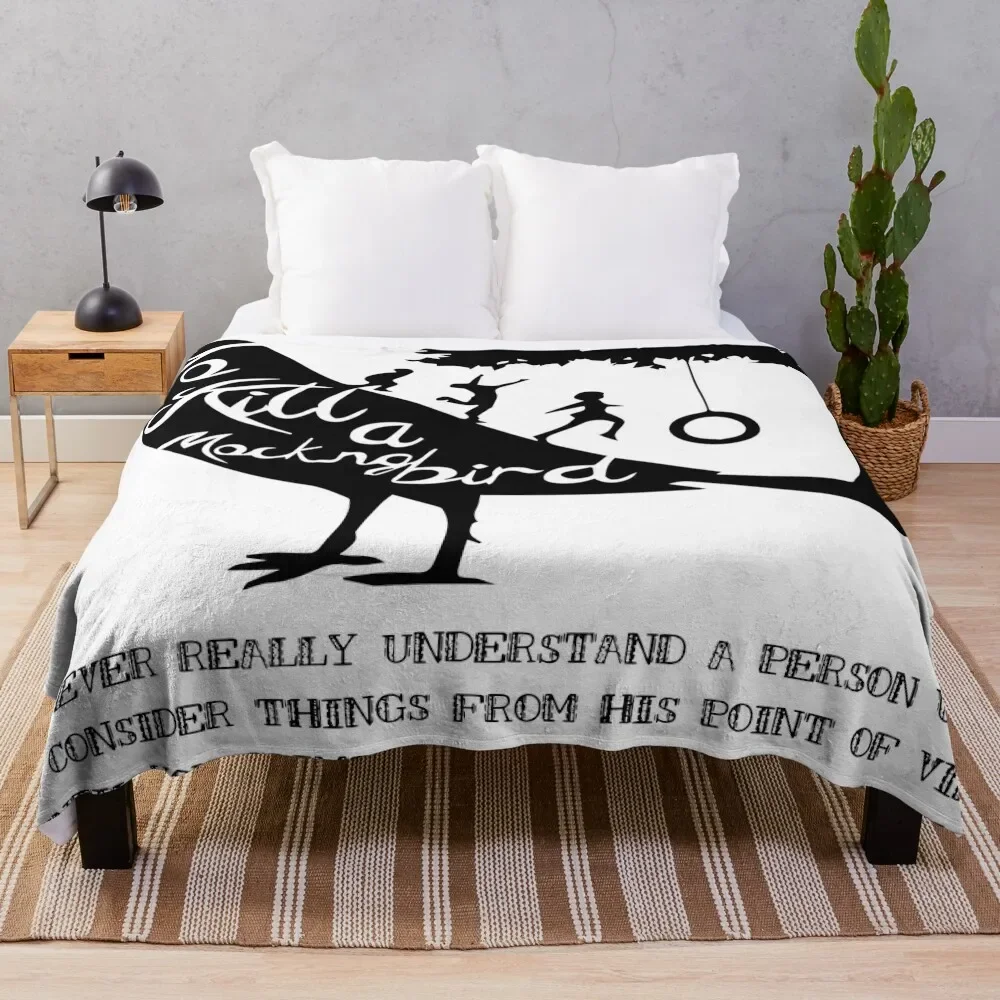 

To Kill A Mocking Bird Throw Blanket sofa bed Vintage Blankets