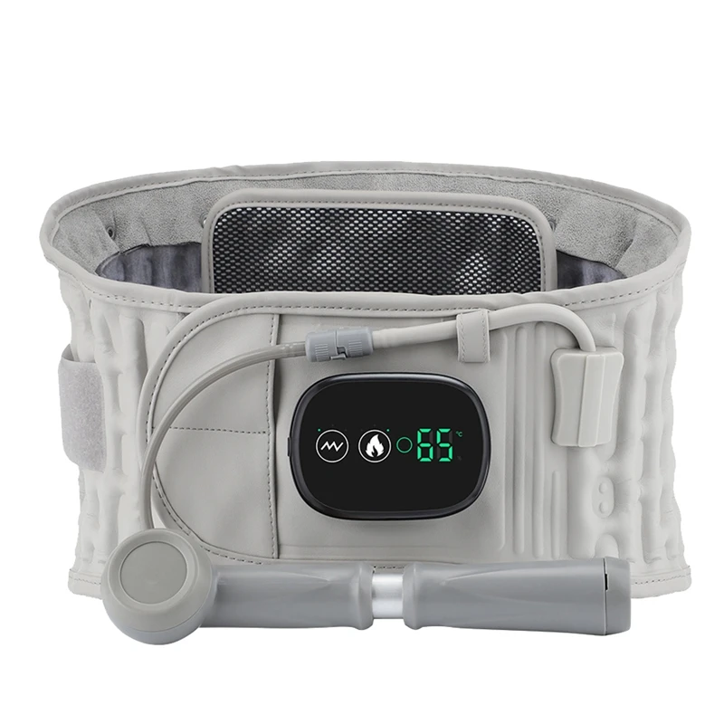 

Inflatable Belt Red Light Heating Vibration Massage Airbag Support Back Relief Waist Support Belt Abdomen Pain Relief