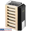 Indoor Sauna Stove 3KW 110V Timer Stainless Steel Electric Heater Temperature Control 1