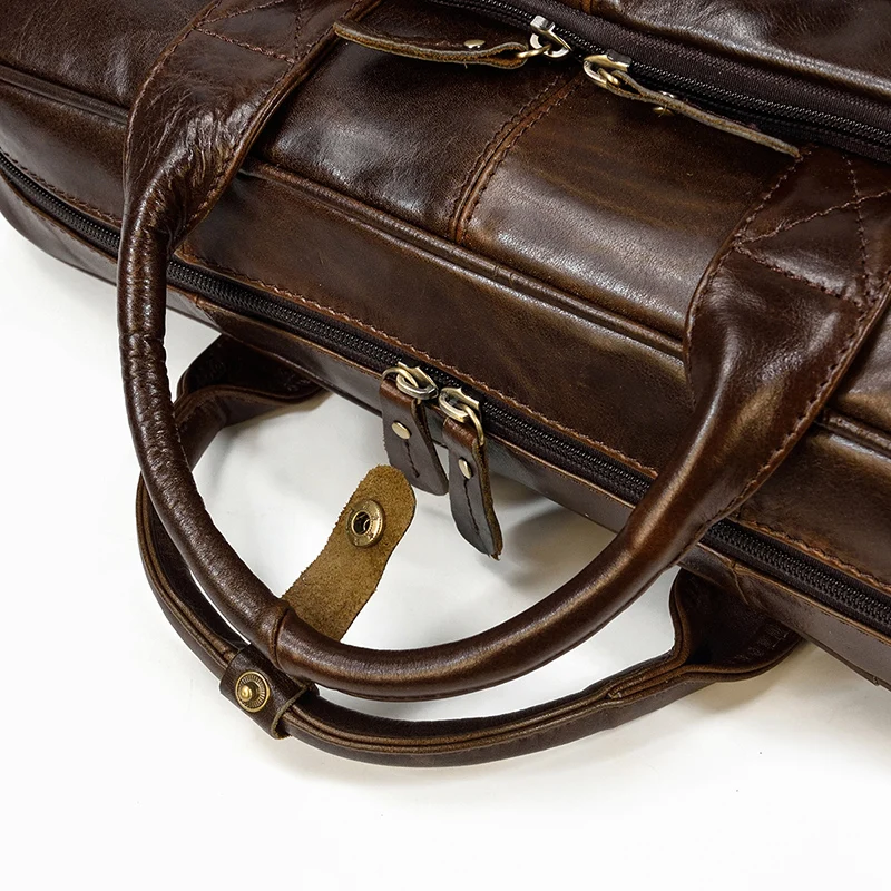 Laptop Bag 17 - Premium Leather (No. 1)