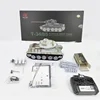 Russian Tank 1:16 Rc T34/85 Painted Snow Version Tank Competitive Gun Turret Rotating Remote Control Simulation Model Toy 1