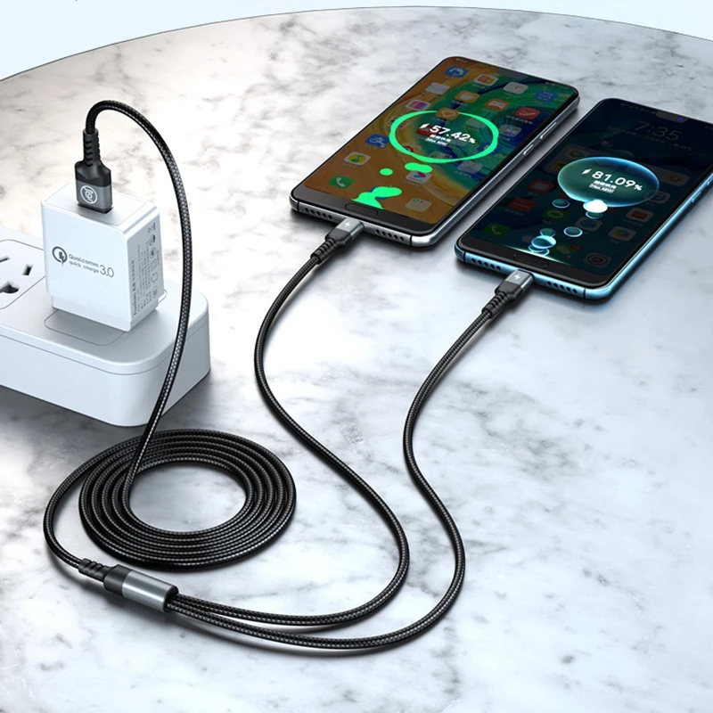  USB to USB C  ̺,  ̺,   , ޴  º   ġ ̾, 120 cm, 200cm, 2 in 1