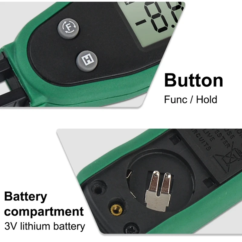 스마트 SMD 테스터 플라스틱 및 금속 멀티미터, 자동 범위 캐패시터 회전식 핀셋 LCD 디스플레이