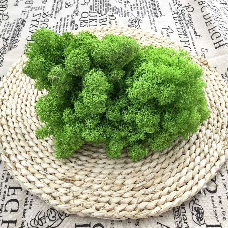 BTOER Artificial Moss Fake Green Plants Faux Moss Grass for Shop