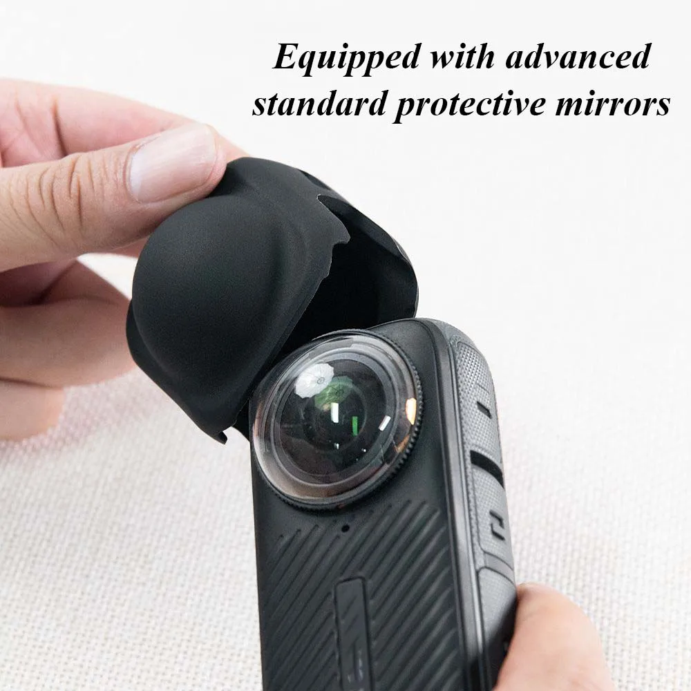 Silicone Desktop Protective Camera Stand and Lens Cap - Sports Camera Accessories