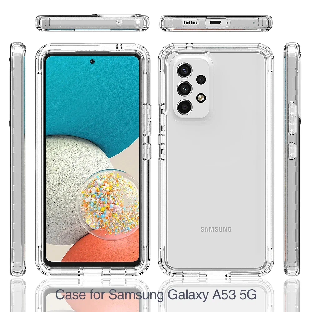 Crystal Clear Shockproof Phone Case with Enhanced Protection
